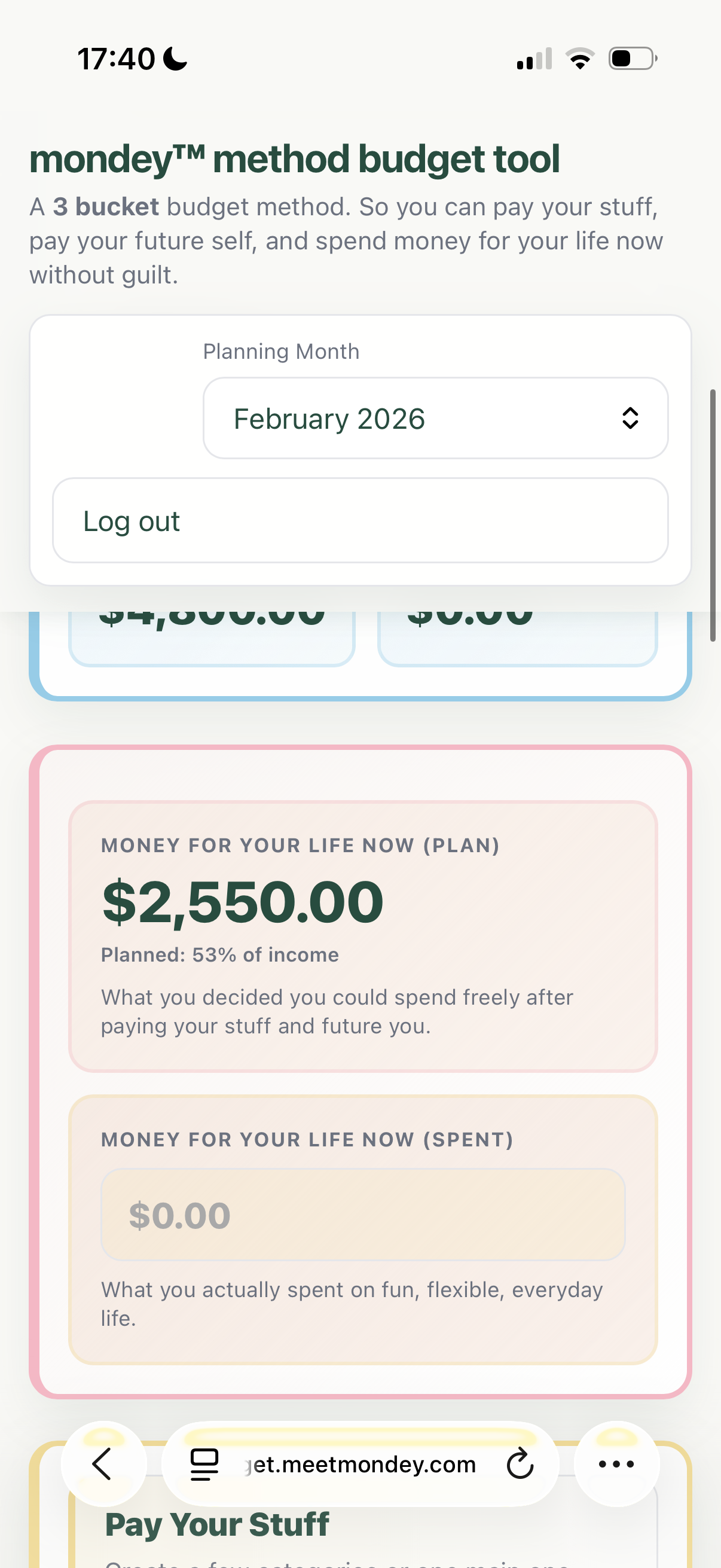 Mondey Budget mobile preview 5